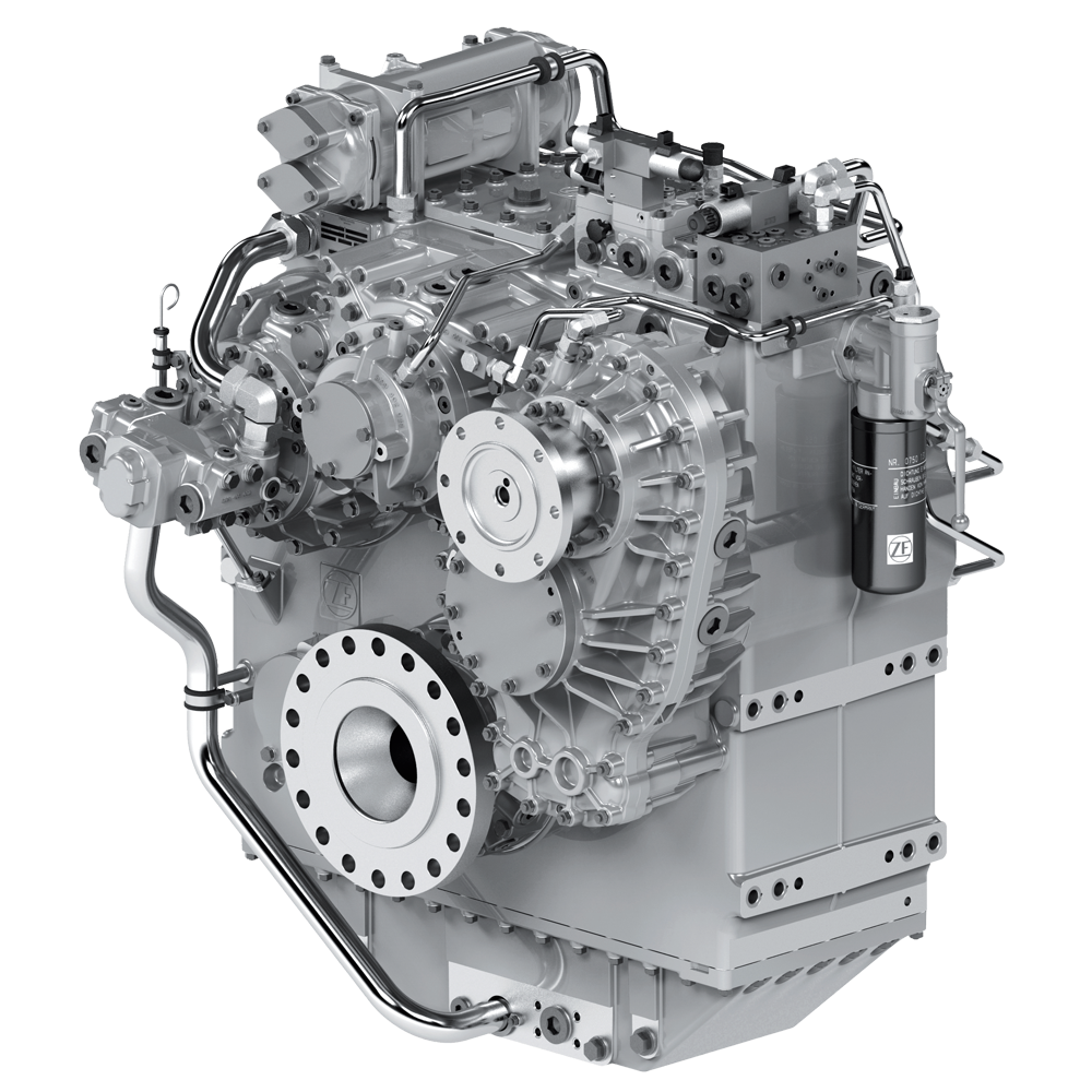 ZF 5300 hybrid propulsion transmissions with Power Take In (PTI)